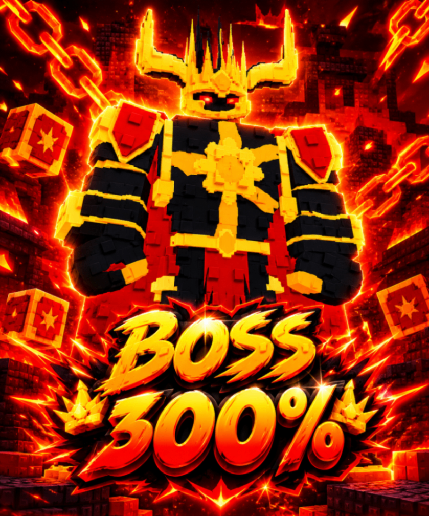 1x Boss 300%